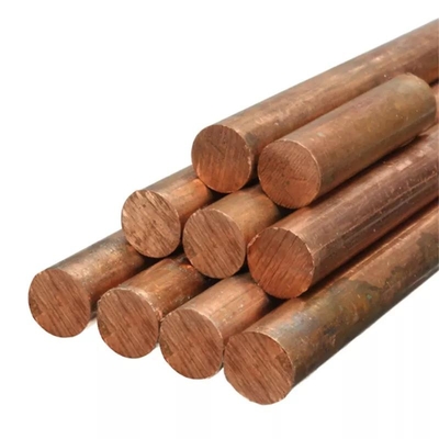 DIN EN JIS GB 3mm 4mm Round Copper Rods 5.5mm-500mm ASTM A276